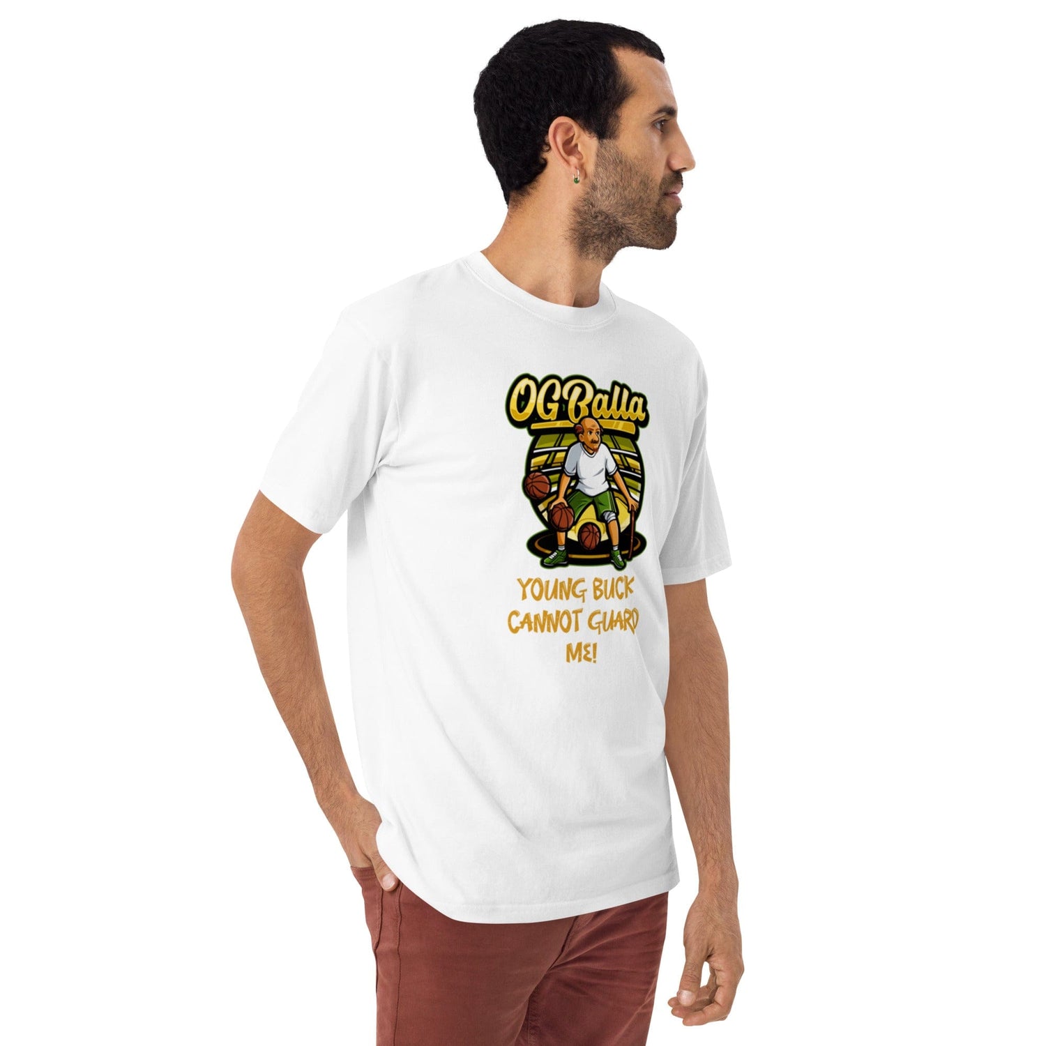 OGBALLA Young Buck Cannot Guard Me Men’s premium heavyweight tee - OGBALLA.com