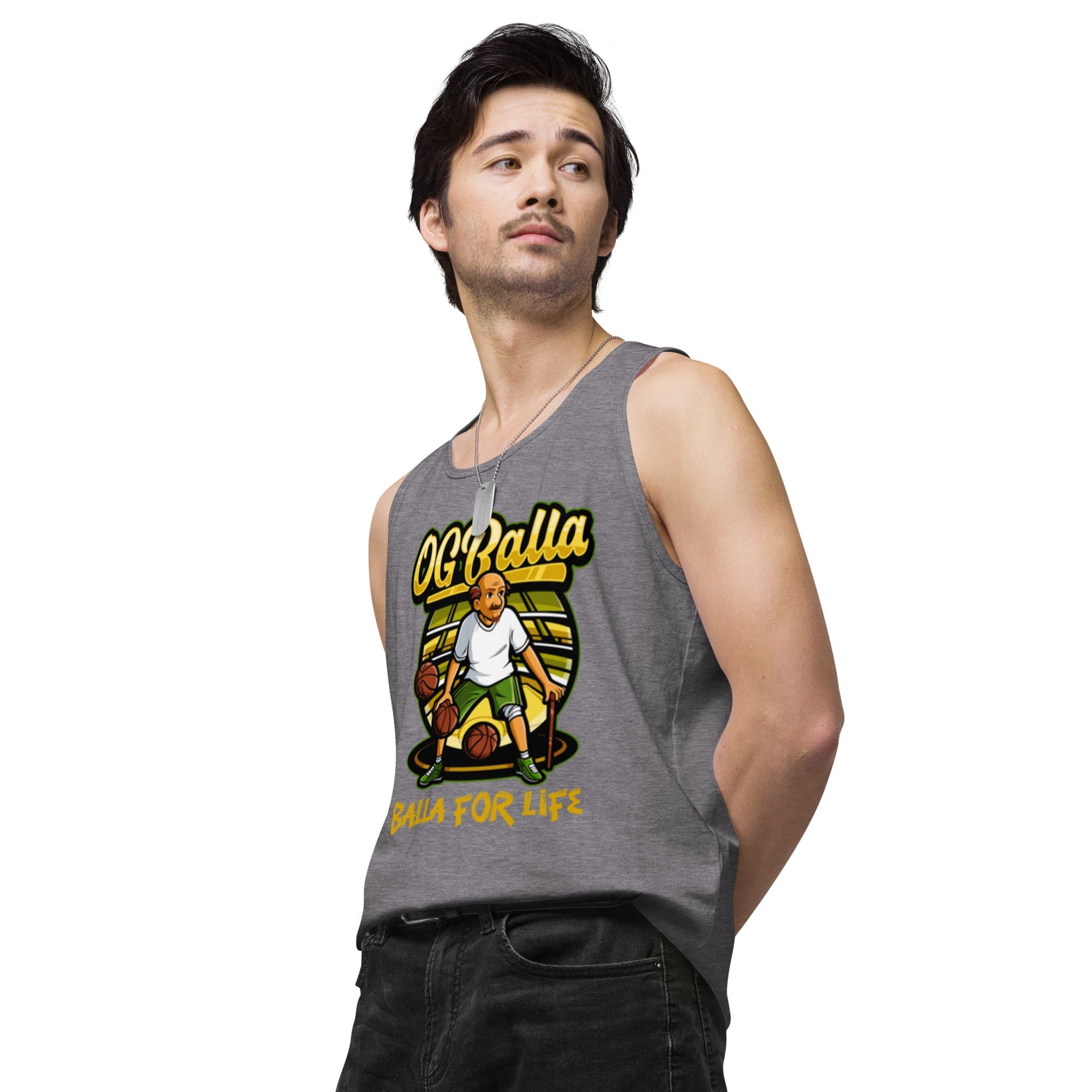 OGBALLA Balla For Life Men’s premium tank top - OGBALLA.com