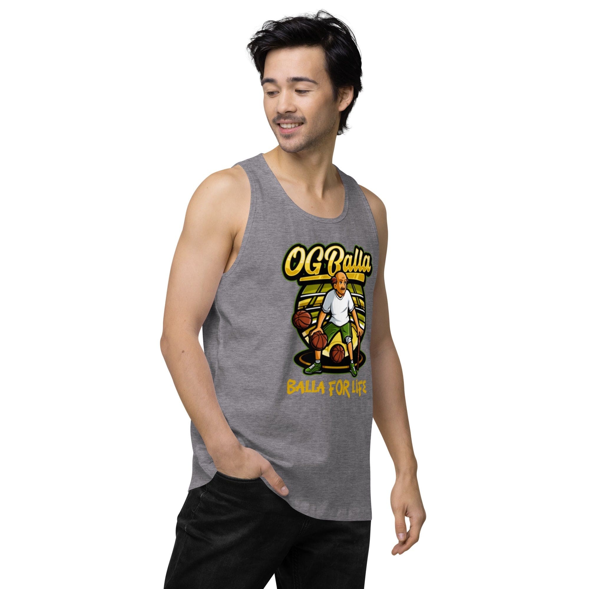 OGBALLA Balla For Life Men’s premium tank top - OGBALLA.com