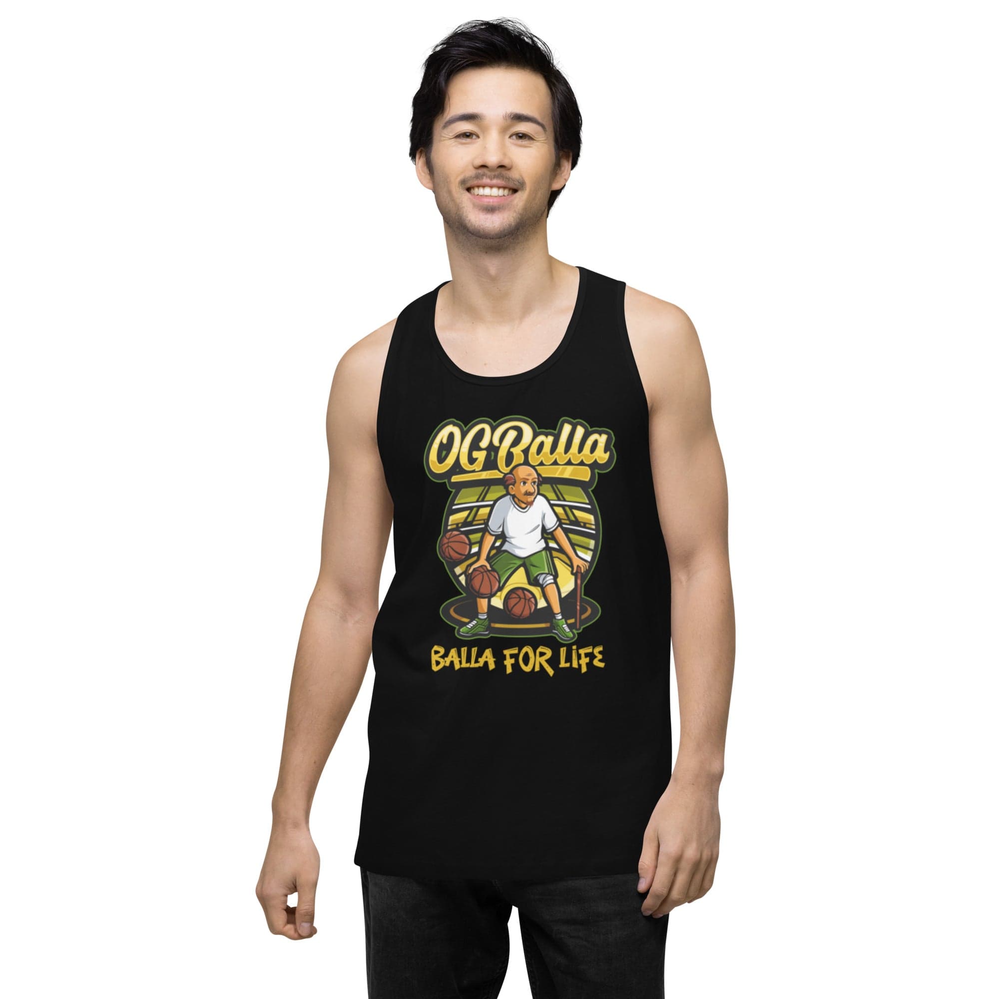 OGBALLA Balla For Life Men’s premium tank top - OGBALLA.com