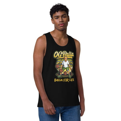 OGBALLA Balla For Life Men’s premium tank top - OGBALLA.com