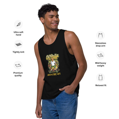 OGBALLA Balla For Life Men’s premium tank top - OGBALLA.com