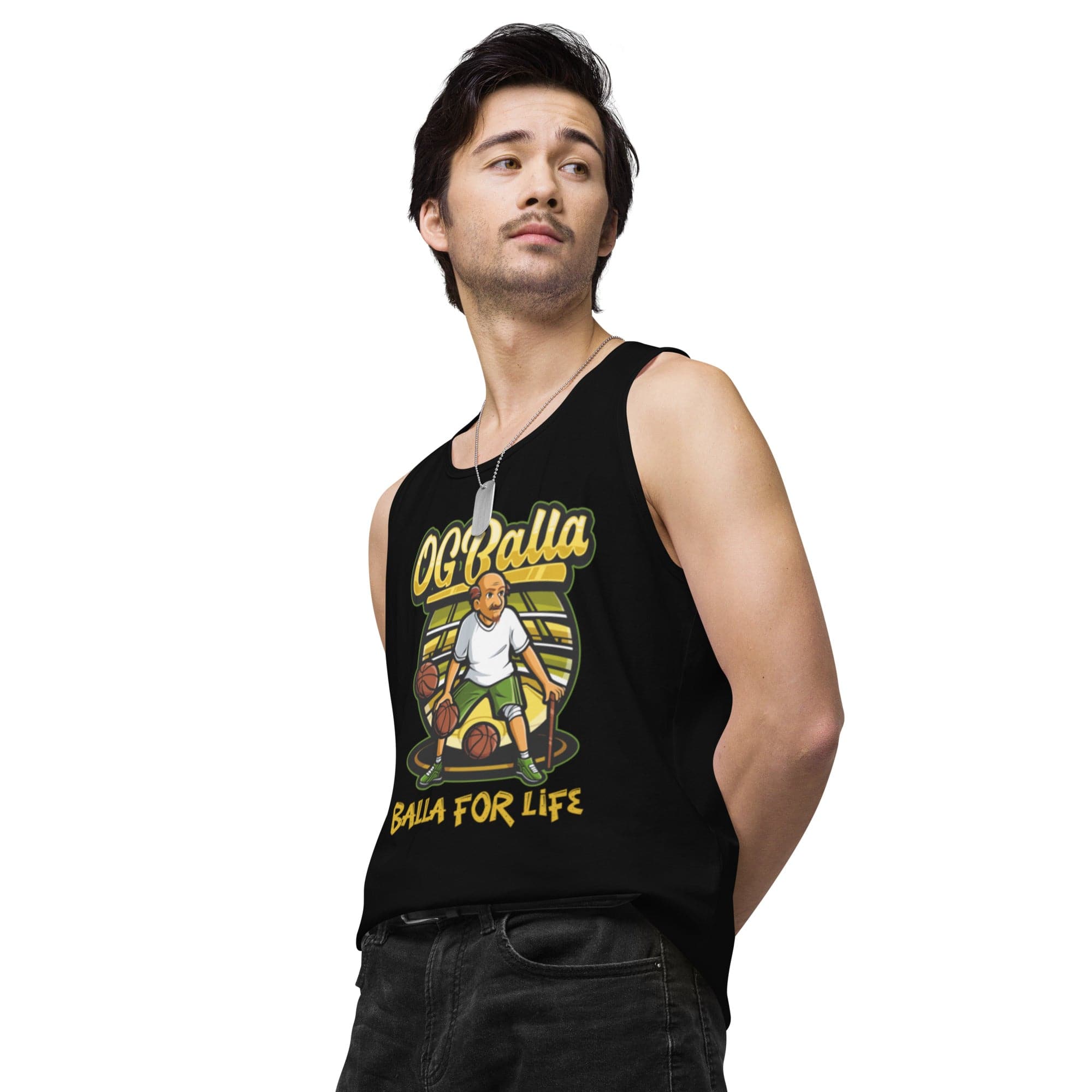 OGBALLA Balla For Life Men’s premium tank top - OGBALLA.com