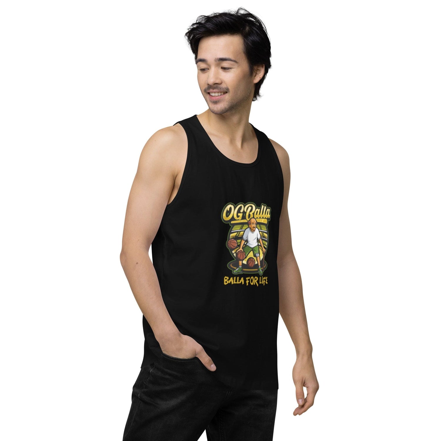 OGBALLA Balla For Life Men’s premium tank top - OGBALLA.com