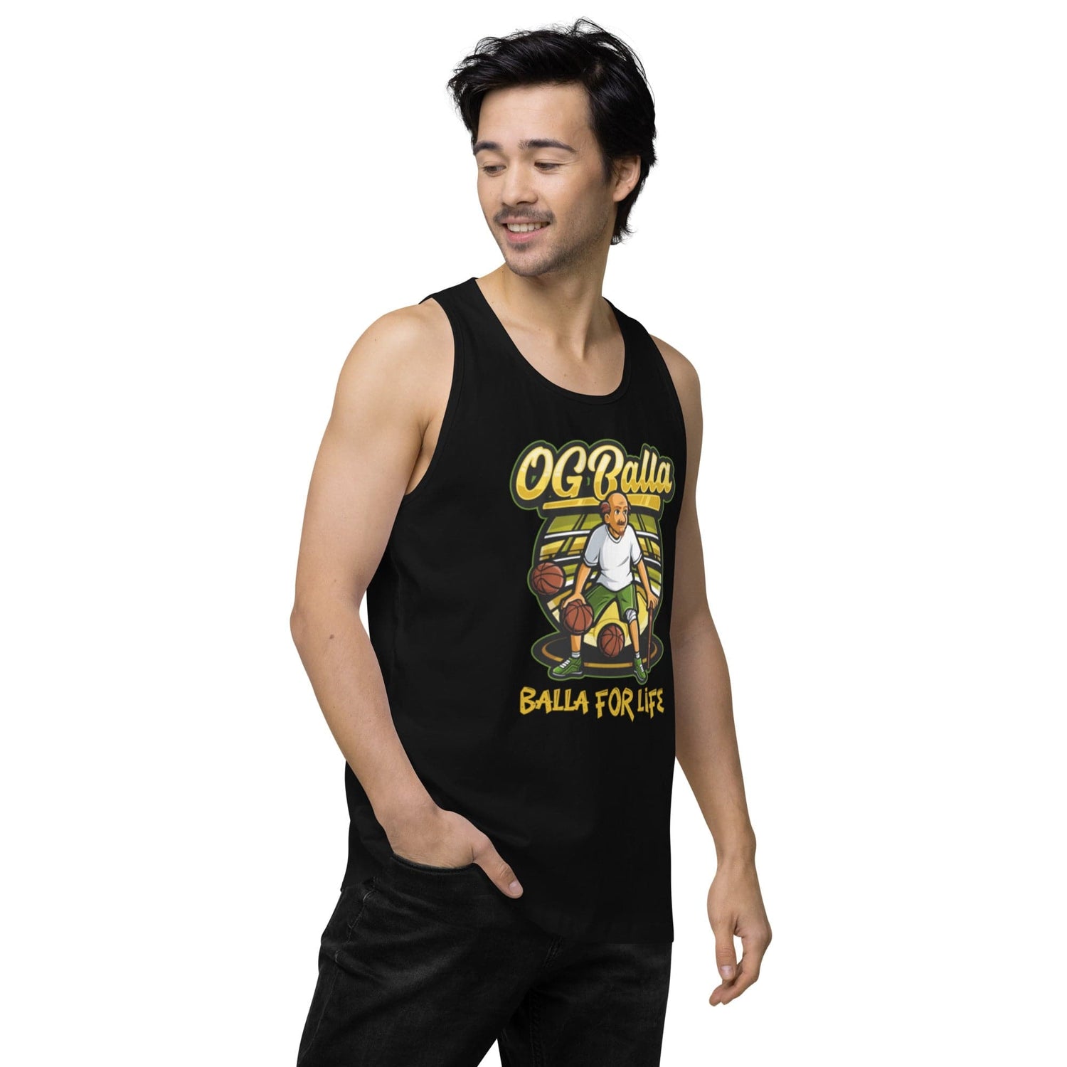 OGBALLA Balla For Life Men’s premium tank top - OGBALLA.com