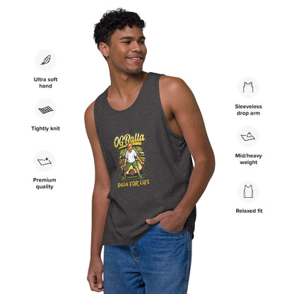 OGBALLA Balla For Life Men’s premium tank top - OGBALLA.com