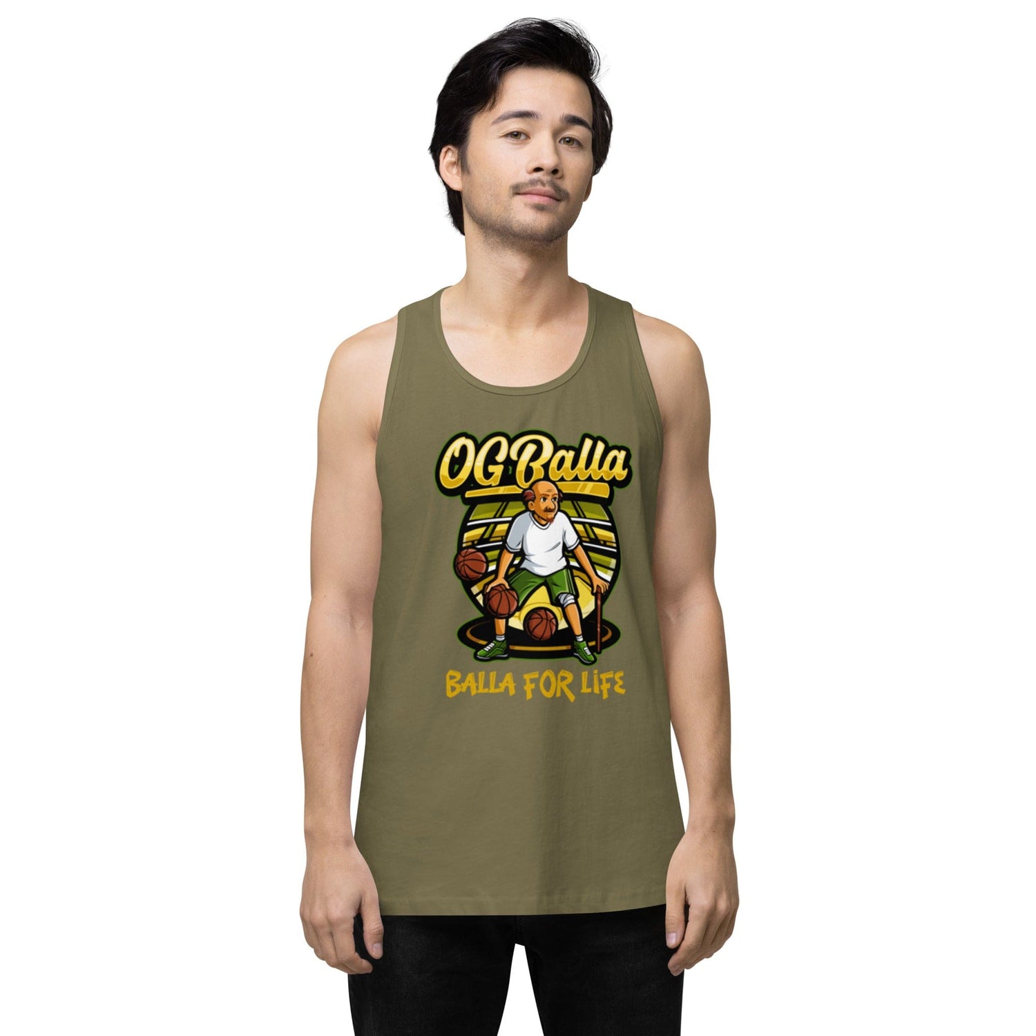 OGBALLA Balla For Life Men’s premium tank top - OGBALLA.com