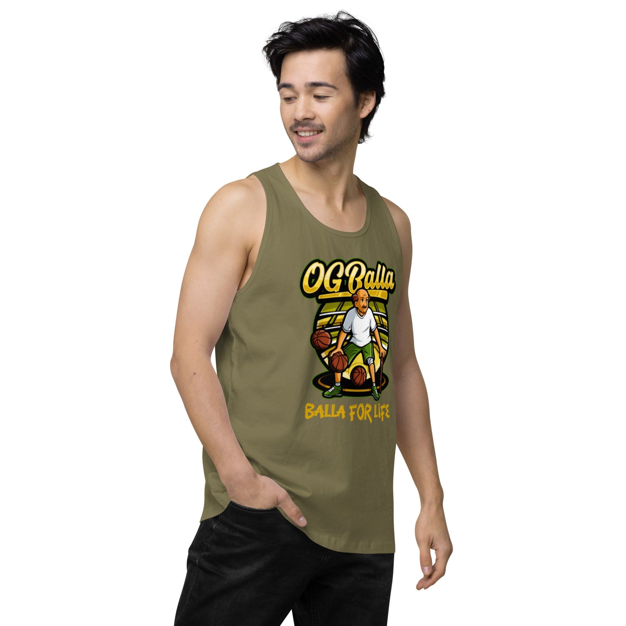 OGBALLA Balla For Life Men’s premium tank top - OGBALLA.com