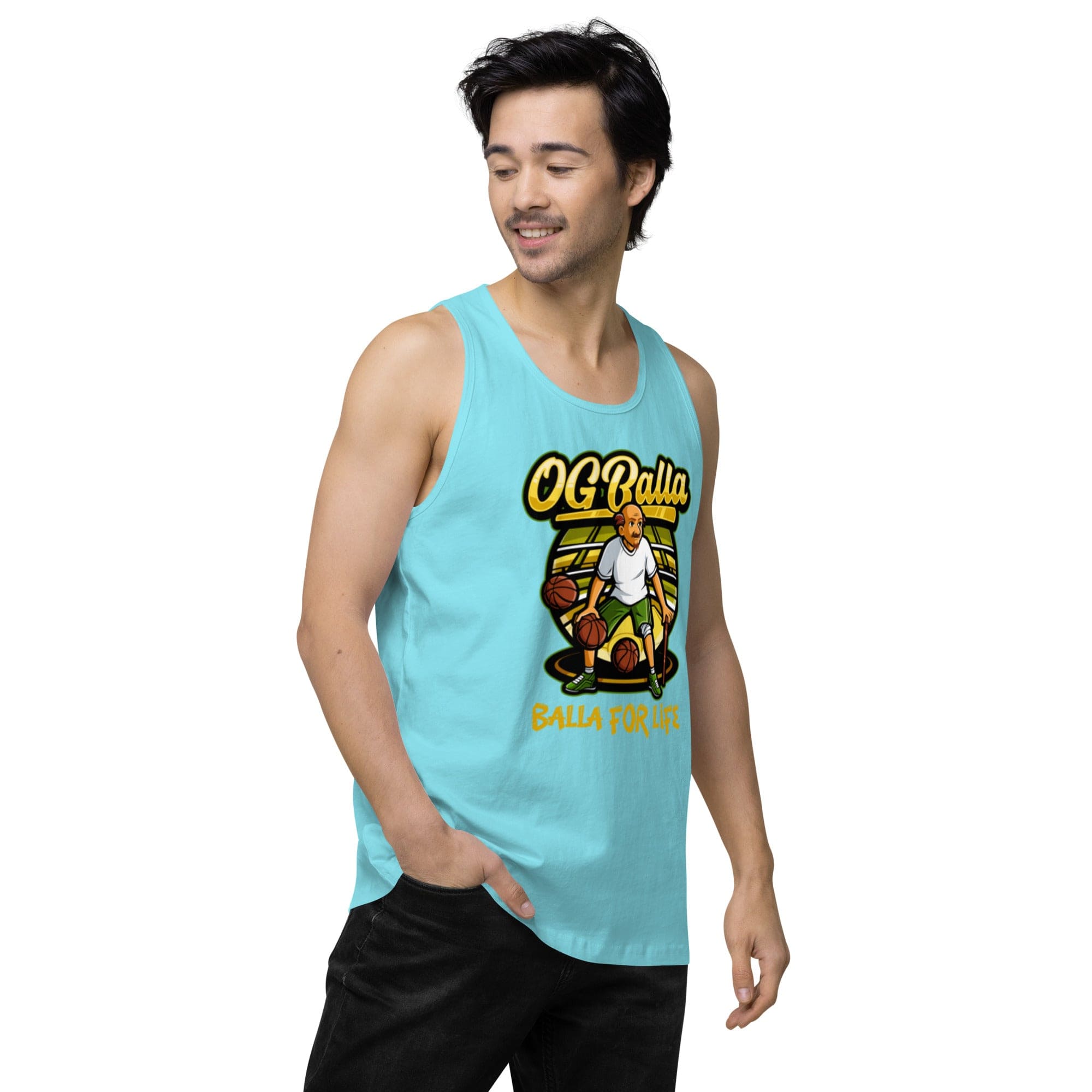 OGBALLA Balla For Life Men’s premium tank top - OGBALLA.com