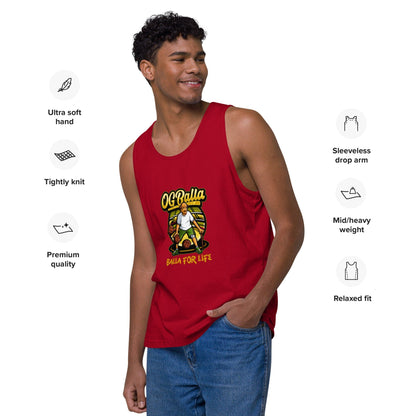 OGBALLA Balla For Life Men’s premium tank top - OGBALLA.com