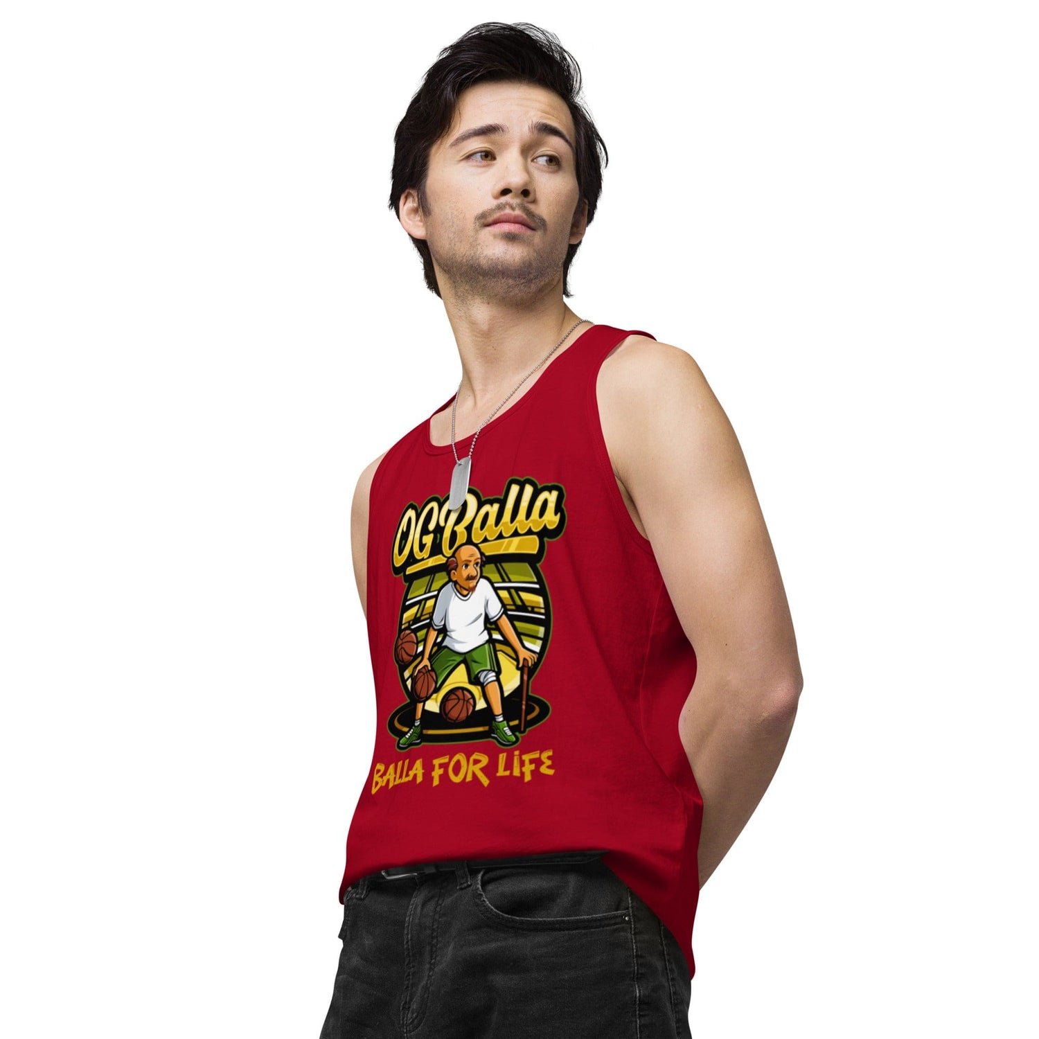 OGBALLA Balla For Life Men’s premium tank top - OGBALLA.com