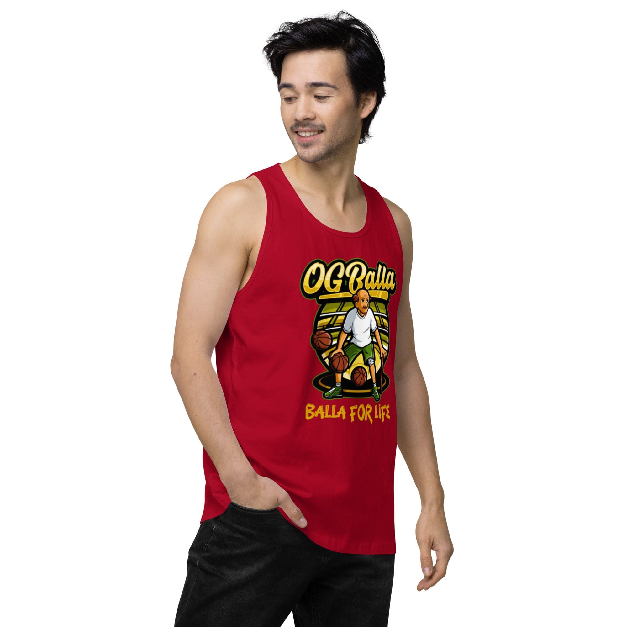 OGBALLA Balla For Life Men’s premium tank top - OGBALLA.com