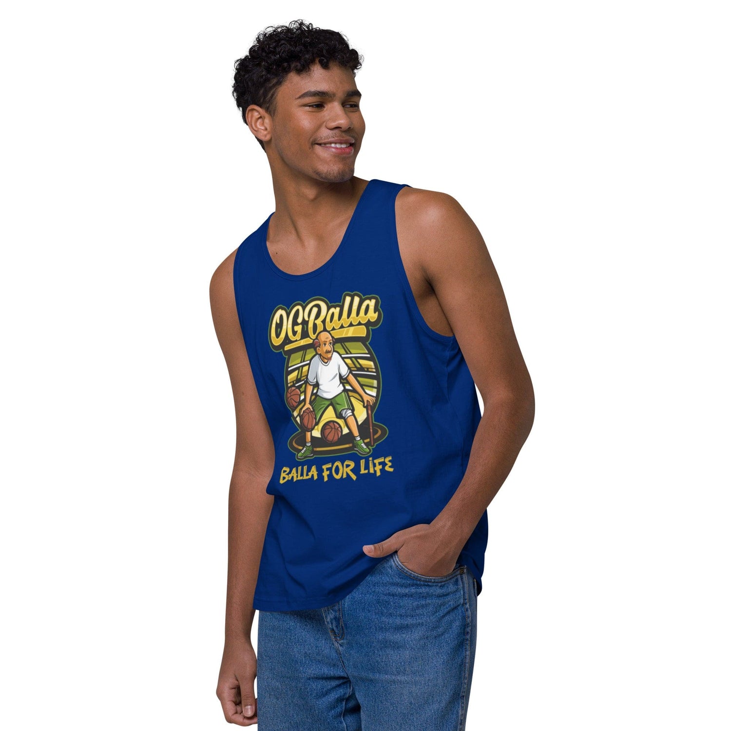 OGBALLA Balla For Life Men’s premium tank top - OGBALLA.com