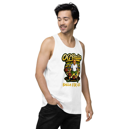 OGBALLA Balla For Life Men’s premium tank top - OGBALLA.com