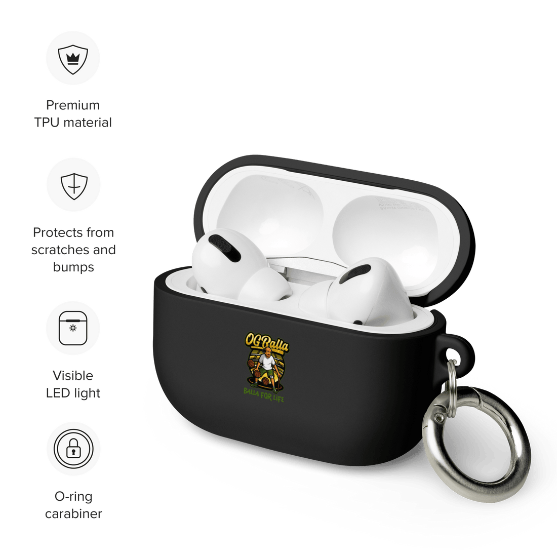 OGBALLA Rubber Case for AirPods® - OGBALLA.com