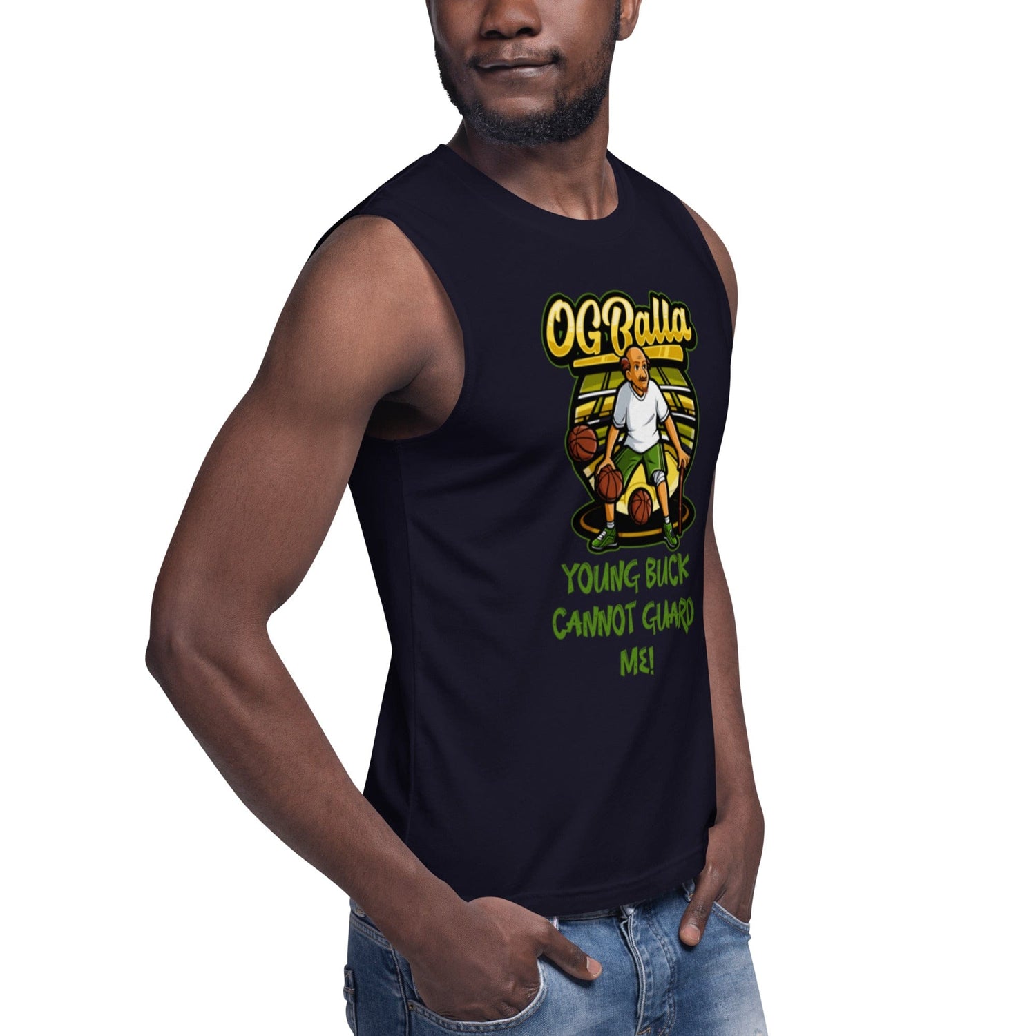 OGBALLA Young Buck Cannot Guard Me Muscle Shirt - OGBALLA.com