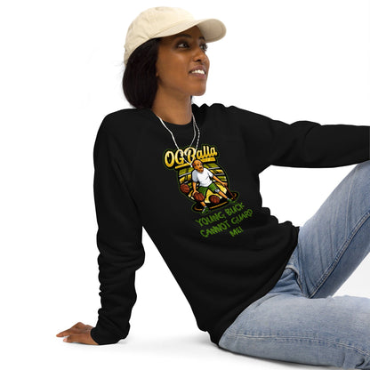 OGBALLA Young Buck Cannot Guard Me Unisex organic raglan sweatshirt - OGBALLA.com