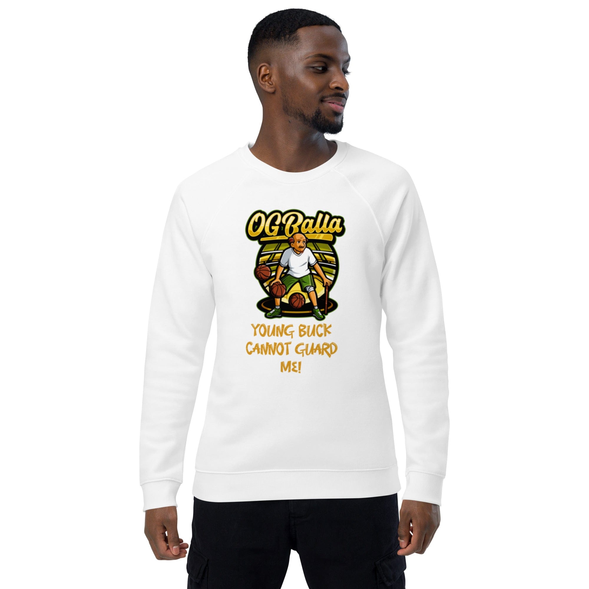 OGBALLA Young Buck Cannot Guard Me Unisex organic raglan sweatshirt - OGBALLA.com