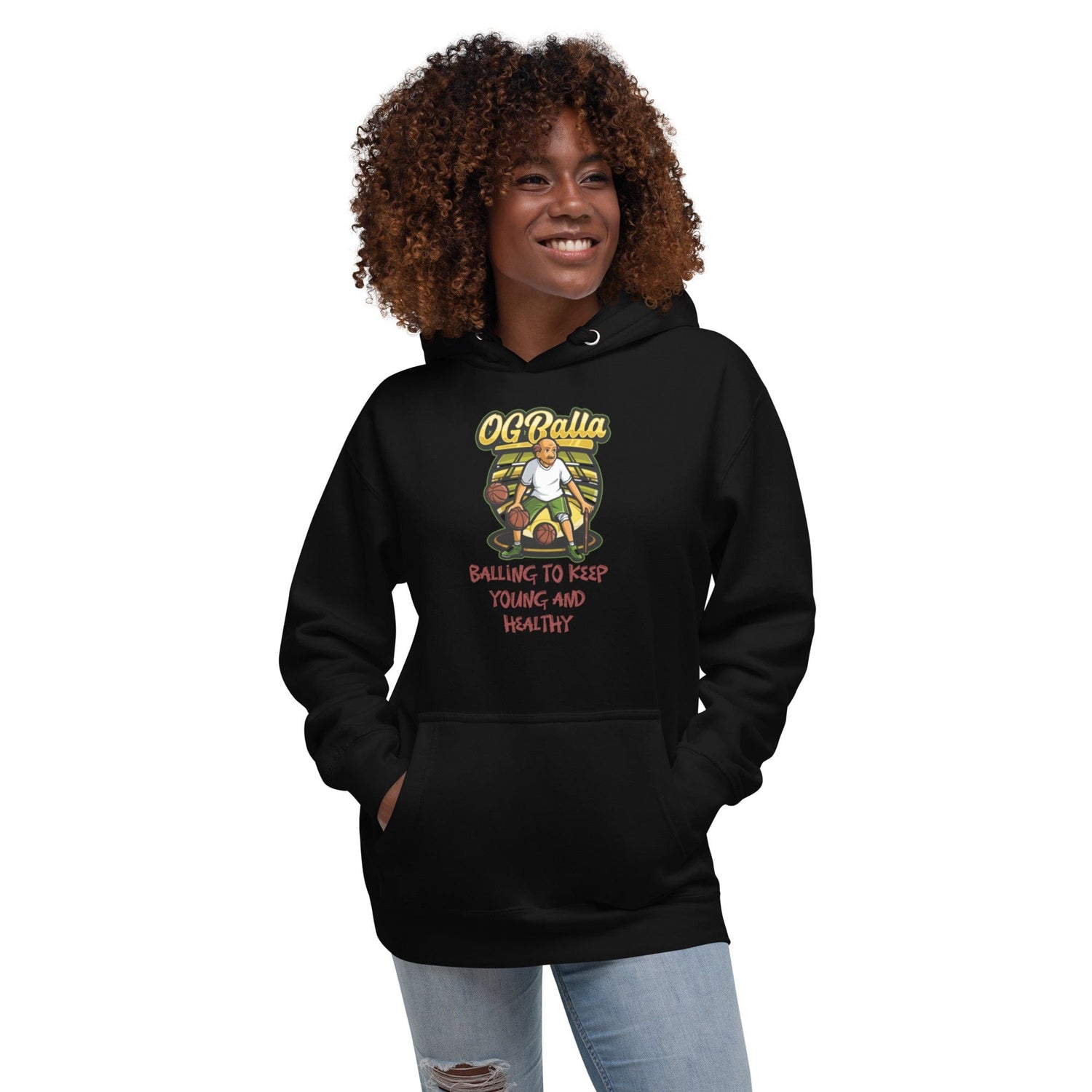 OGBALLA Balling to Keep Young and Healthy Unisex Hoodie - OGBALLA.com