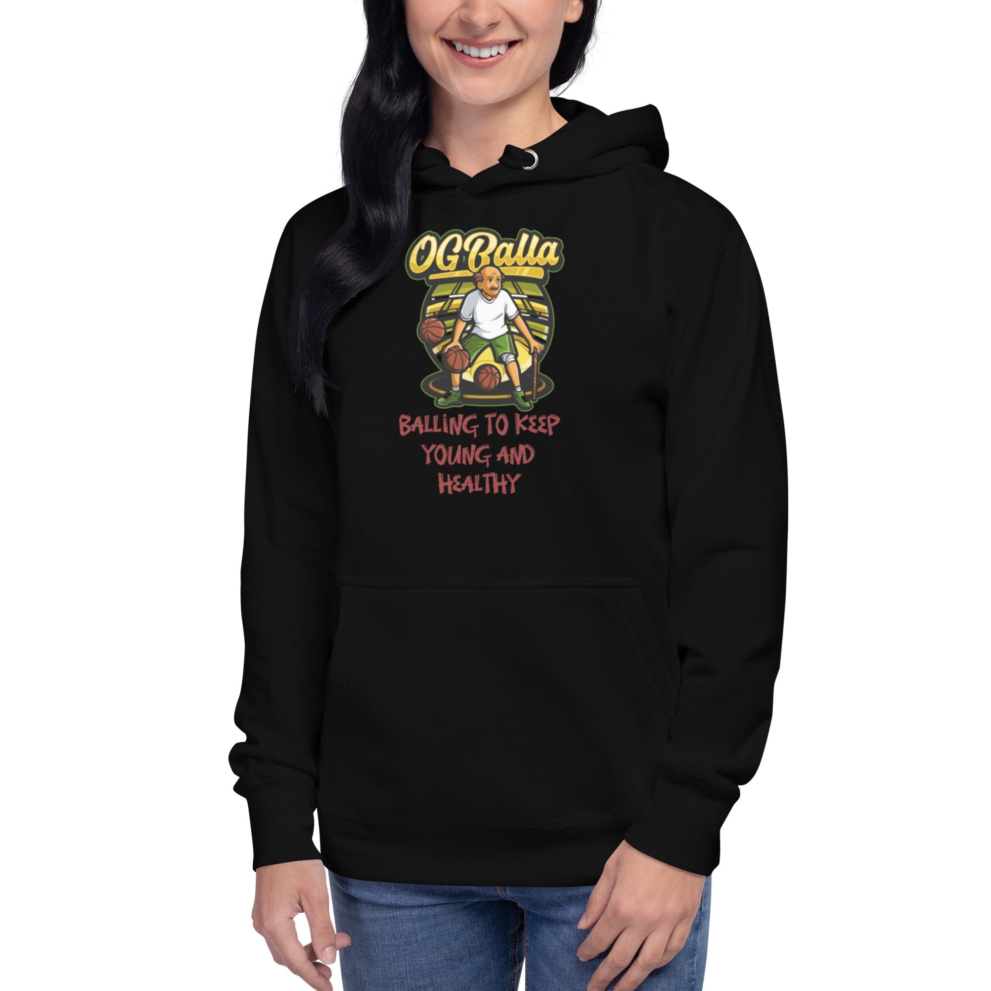 OGBALLA Balling to Keep Young and Healthy Unisex Hoodie - OGBALLA.com