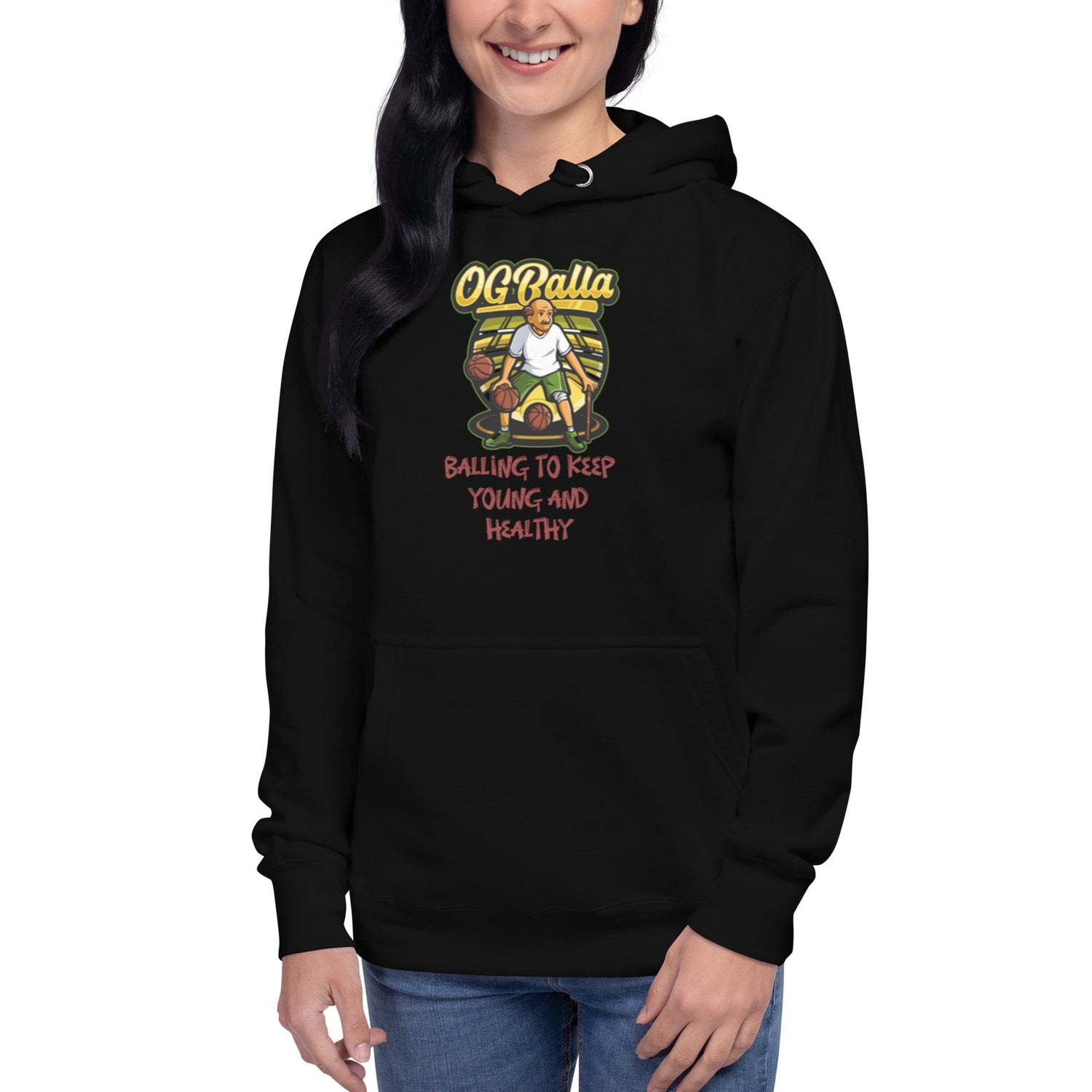 OGBALLA Balling to Keep Young and Healthy Unisex Hoodie - OGBALLA.com