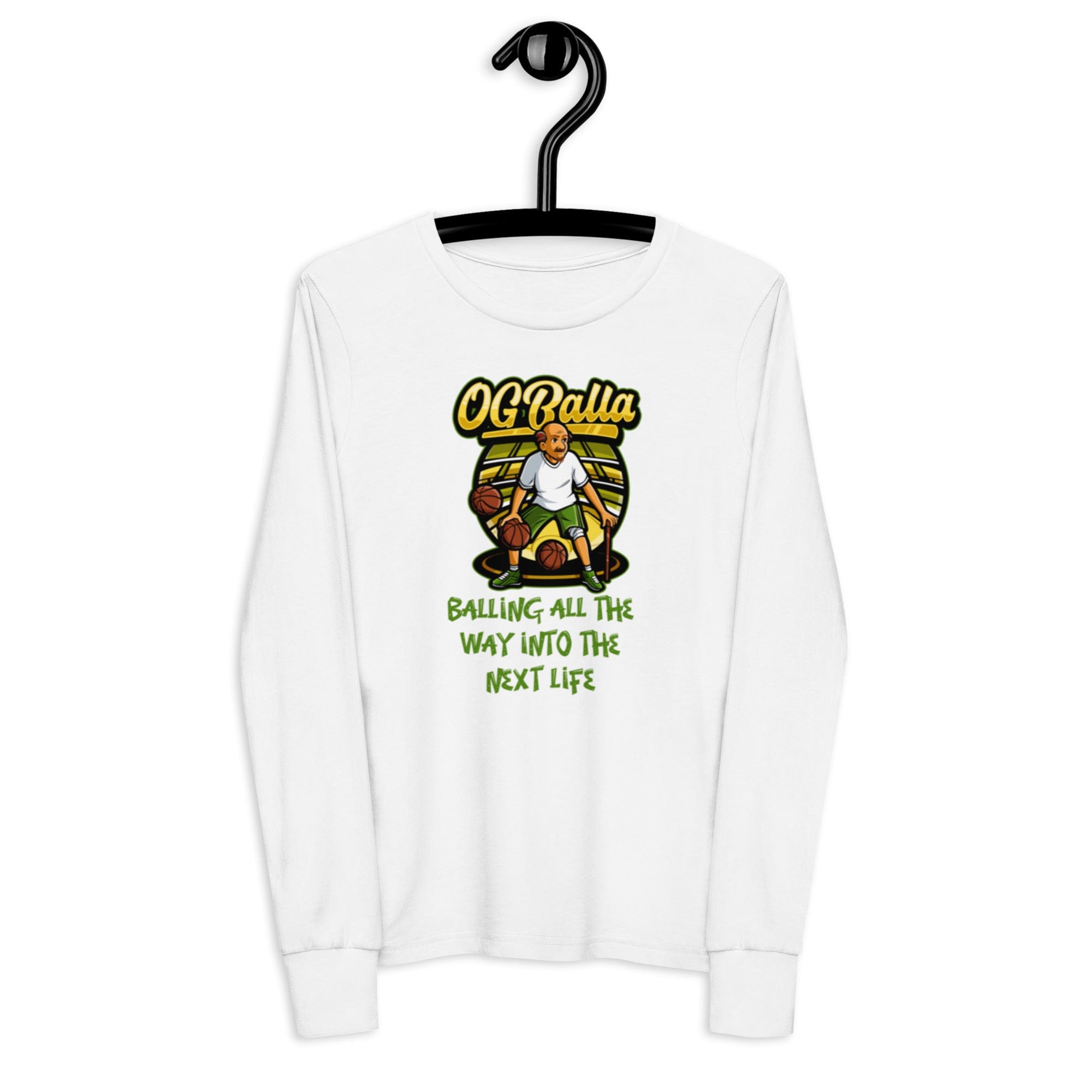 OGBALLA Balling All The Way Into Next Life Youth long sleeve tee - OGBALLA.com